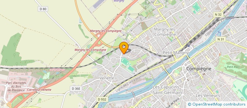 localisation de l'entreprise MADAME TRAVIS AKNOUCHE  VENETTE