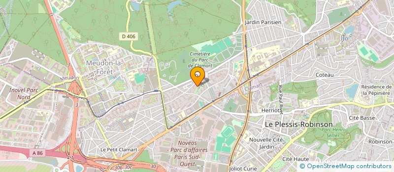 localisation de l'entreprise MADAME TRECY JACOB à CLAMART