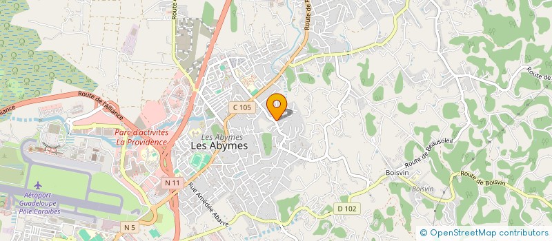 localisation de l'entreprise MADAME TRECY ONESTA à LES ABYMES