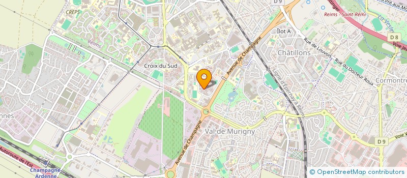 localisation de l'entreprise MADAME TRECYLIA ADOU  REIMS