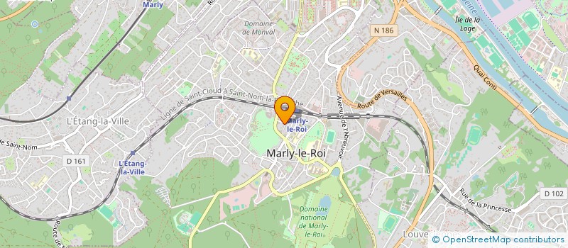 localisation de l'entreprise MADAME TREPHINE LE FLOHIC  MARLY-LE-ROI