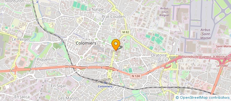 localisation de l'entreprise MADAME TRESSI KEBE à COLOMIERS