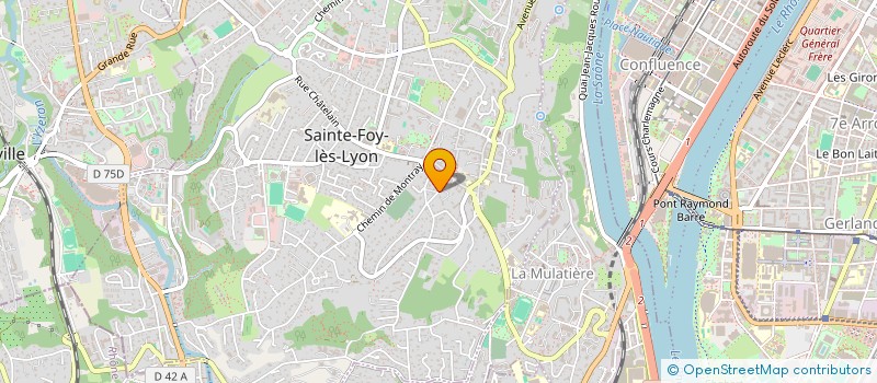 localisation de l'entreprise MADAME TRESSY BRUN à SAINTE-FOY-LES-LYON