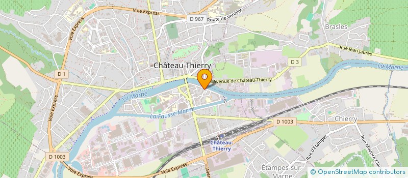 localisation de l'entreprise MADAME TRESSY DOUCHET  CHATEAU-THIERRY