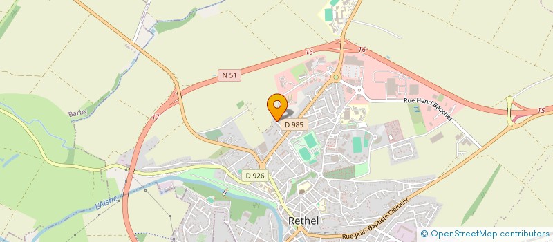 localisation de l'entreprise MADAME TRESSY QUENTIN  RETHEL