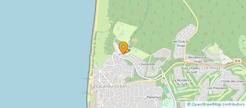 localisation de l'entreprise MADAME TREVOR GAW JOHN  LACANAU