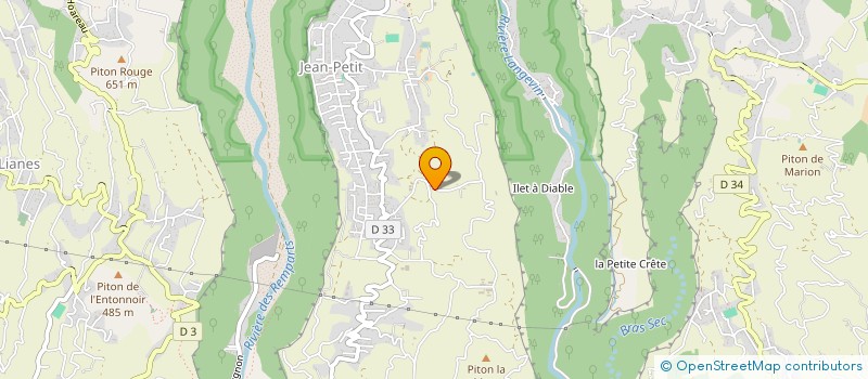 localisation de l'entreprise MADAME TRICIA BARET  SAINT-JOSEPH