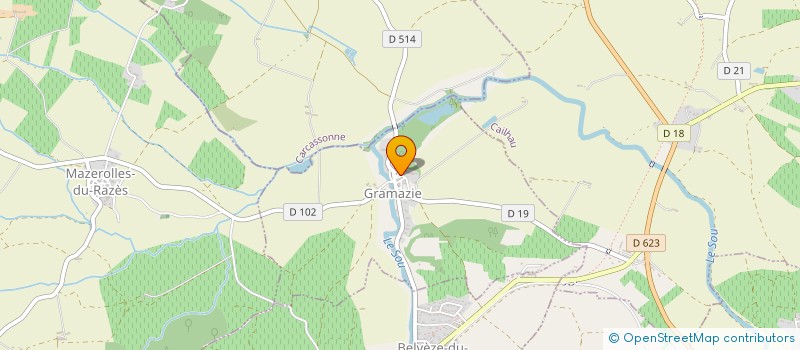 localisation de l'entreprise MADAME TRICIA DAVIDSON  GRAMAZIE