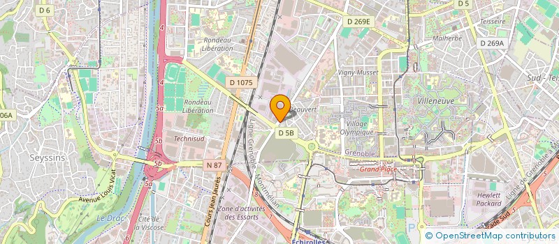 localisation de l'entreprise MADAME TRICIA TIMANE  GRENOBLE