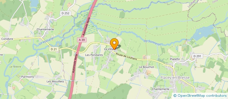 localisation de l'entreprise MADAME TRIJNTJE WIERDA à FLACEY-EN-BRESSE