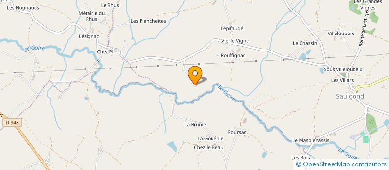 localisation de l'entreprise MADAME TRINA GODDARD à SAULGOND