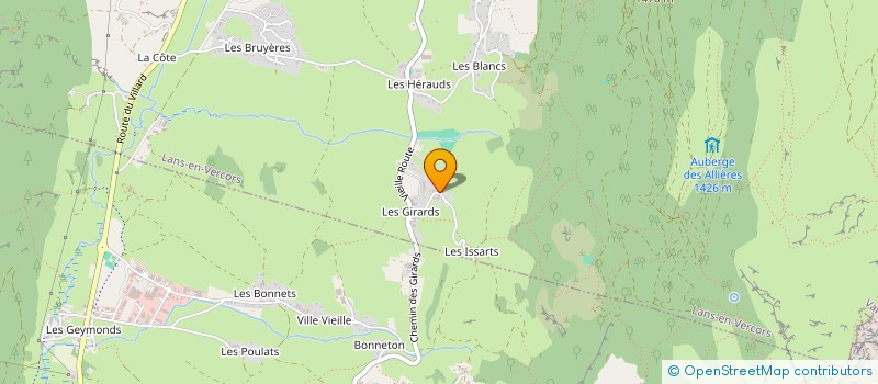 localisation de l'entreprise MADAME TRINIDAD GARCIA  LANS-EN-VERCORS