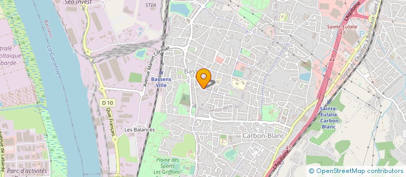 localisation de l'entreprise MADAME TRINITE GIMENEZ  BASSENS