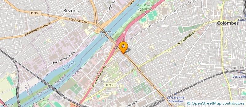 localisation de l'entreprise MADAME TRINITE LUZAMBA  COLOMBES