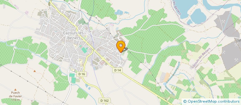localisation de l'entreprise MADAME TRINITE PINO à CAZOULS-LES-BEZIERS