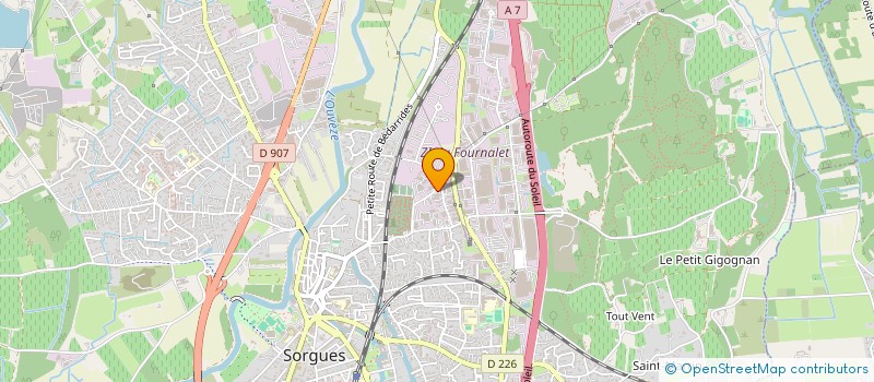 localisation de l'entreprise MADAME TRINITY DEGRAY  SORGUES