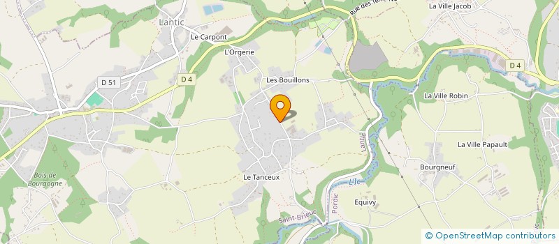 localisation de l'entreprise MADAME TRISTAN BARON  LANTIC