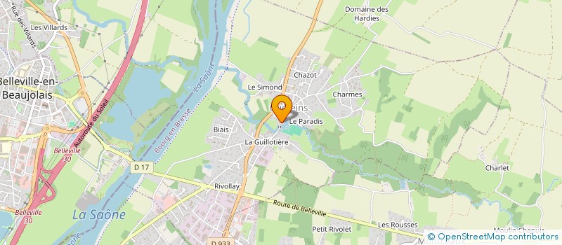 localisation de l'entreprise MADAME TRISTANA FRANCOIS  GUEREINS