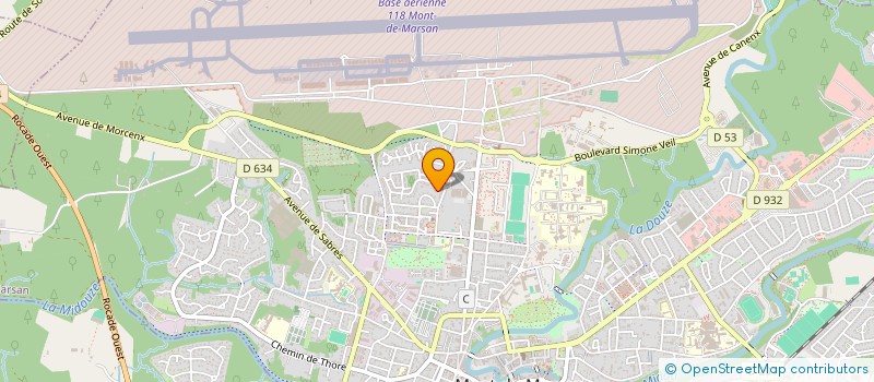 localisation de l'entreprise MADAME TRISTANA NOUAILLES  MONT-DE-MARSAN