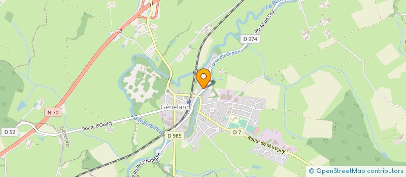 localisation de l'entreprise MADAME TRIXIE TURMEL  GENELARD