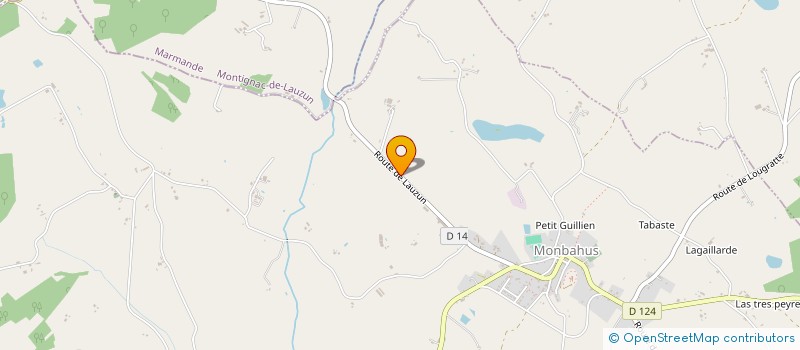 localisation de l'entreprise MADAME TRIXIE VAN GILST  MONBAHUS