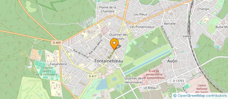 localisation de l'entreprise MADAME TRUONG-PHUOC LE  FONTAINEBLEAU