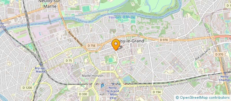 localisation de l'entreprise MADAME TRUONG-THIEN-LY NGUYEN  NOISY-LE-GRAND