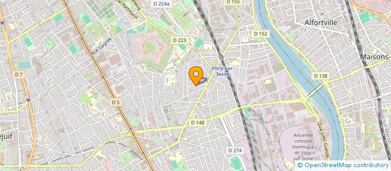 localisation de l'entreprise MADAME TRYSTAN BUREL  VITRY-SUR-SEINE