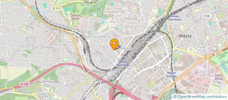 localisation de l'entreprise MADAME TRYSTAN NICOLAS  MASSY