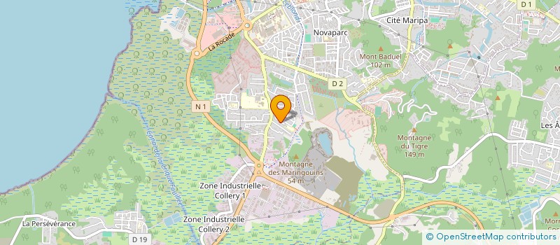 localisation de l'entreprise MADAME TSASA MAKAMBU TSASA  CAYENNE