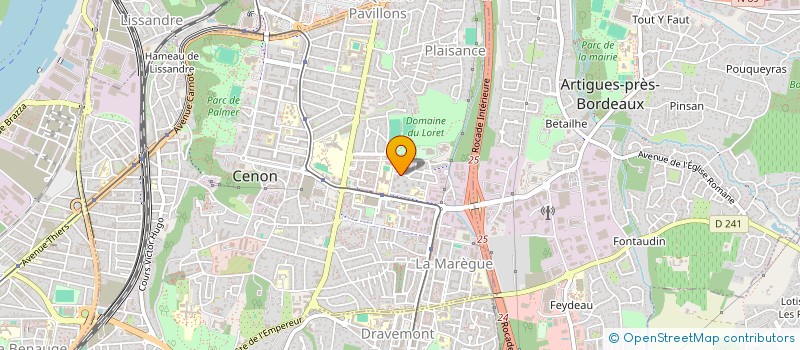 localisation de l'entreprise MADAME TSEAI ETALE  CENON