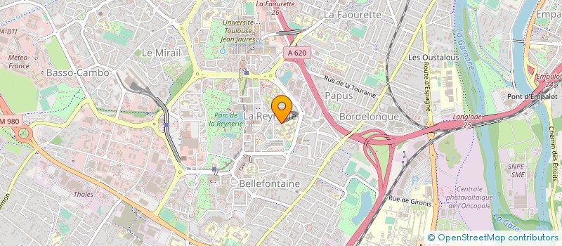 localisation de l'entreprise MADAME TSHIMBALANGA NTUMBA  TOULOUSE