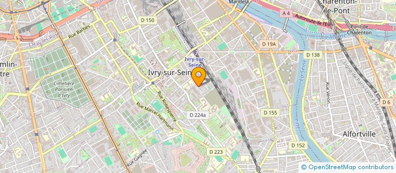 localisation de l'entreprise MADAME TSING PEI KIEOU  IVRY-SUR-SEINE