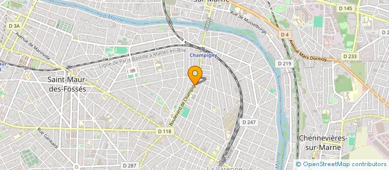 localisation de l'entreprise MADAME TSUZUKI TAKAHASHI à SAINT-MAUR-DES-FOSSES