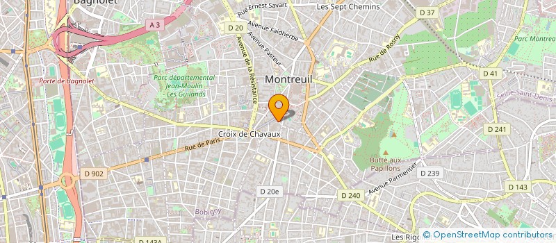 localisation de l'entreprise MADAME TSVETELINA DIMITROVA à MONTREUIL