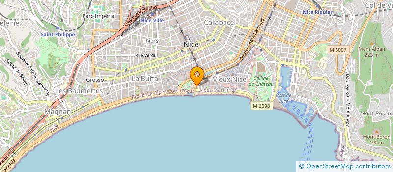 localisation de l'entreprise MADAME TSVETOSLAVA IVANOVA VELKOVA à NICE
