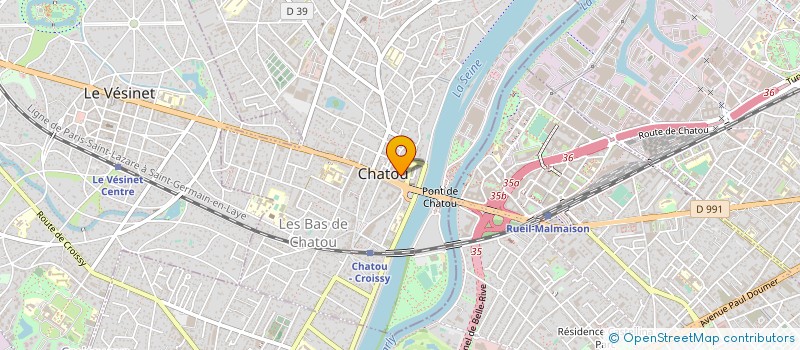 localisation de l'entreprise MADAME TU-QUYEN PHAM à CHATOU