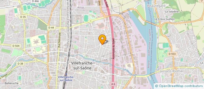localisation de l'entreprise MADAME TUBA ANDAS  VILLEFRANCHE-SUR-SAONE