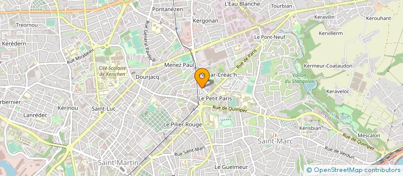 localisation de l'entreprise MADAME TUDYNE SEVERE à BREST