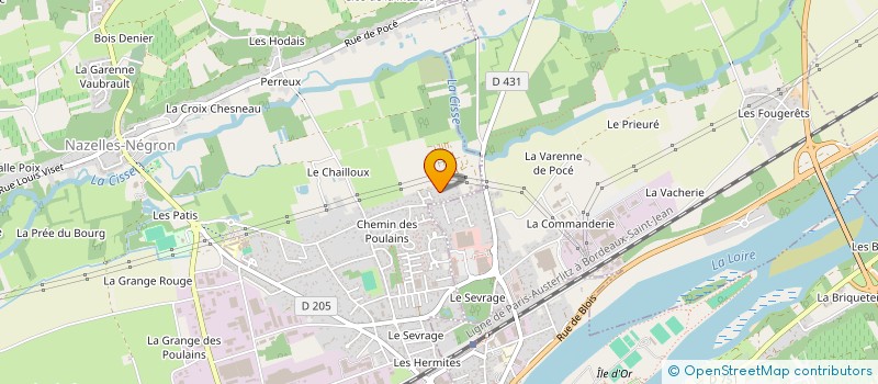 localisation de l'entreprise MADAME TUGBA BAYSAN  NAZELLES-NEGRON