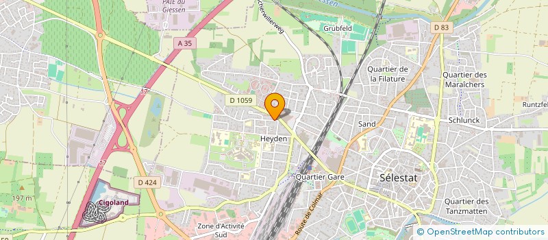 localisation de l'entreprise MADAME TUGBA CINAR  SELESTAT