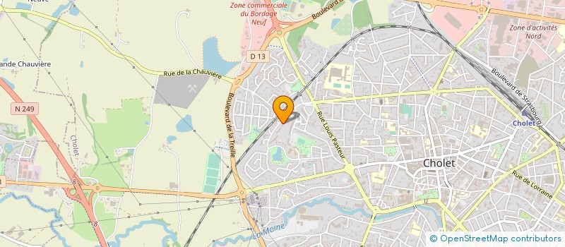 localisation de l'entreprise MADAME TULAY YILDIZ à CHOLET