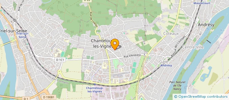 localisation de l'entreprise MADAME TULAYE CINAL à CHANTELOUP-LES-VIGNES