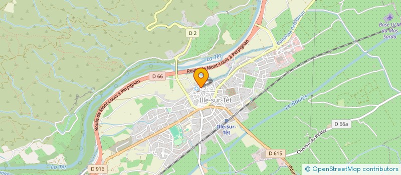 localisation de l'entreprise MADAME TULIA XAVIER à ILLE-SUR-TET