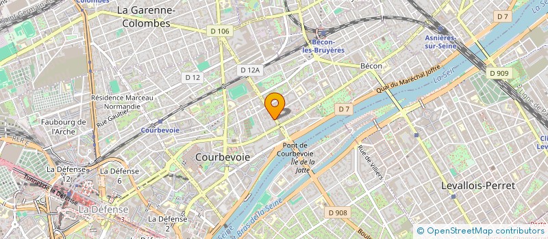 localisation de l'entreprise MADAME TULIPE ABDEL KAMEL à COURBEVOIE