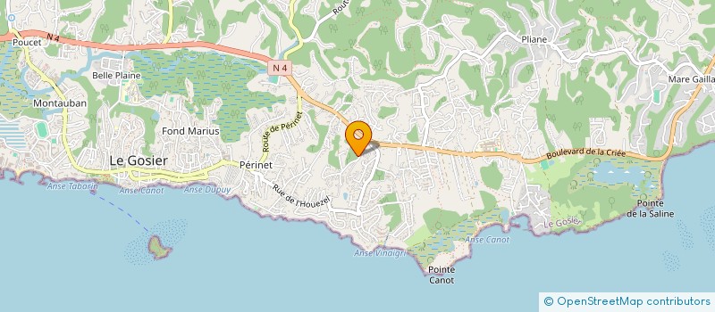 localisation de l'entreprise MADAME TUNDE GIRAUD à LE GOSIER