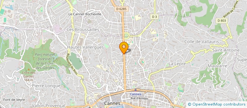 localisation de l'entreprise MADAME TUNGALAG NATSAGDORJ  CANNES