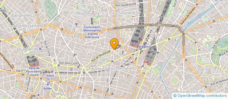localisation de l'entreprise MADAME TURENNE PAILLARD à PARIS