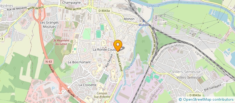 localisation de l'entreprise MADAME TURKAN KABADAYI à CHARLEVILLE-MEZIERES