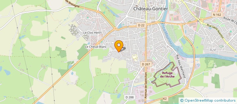 localisation de l'entreprise MADAME TUYALAN TOGOOBAATAR à CHATEAU-GONTIER-SUR-MAYENNE